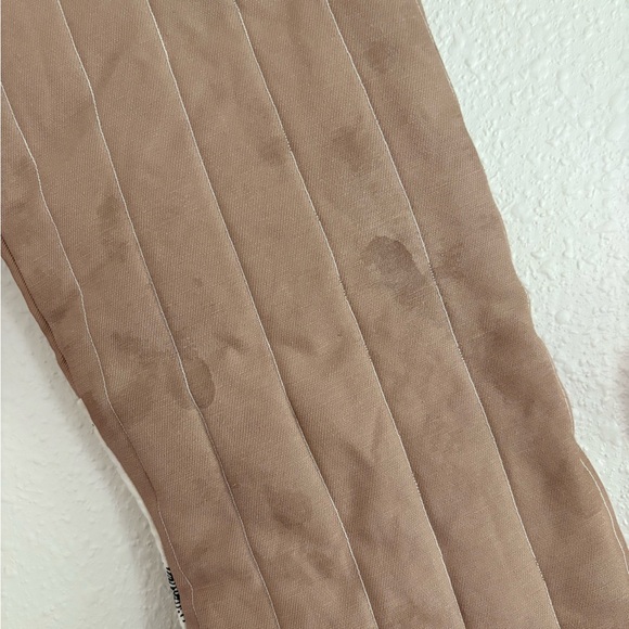 Holiday Stocking with Brown and White Design - Picture 4 of 4